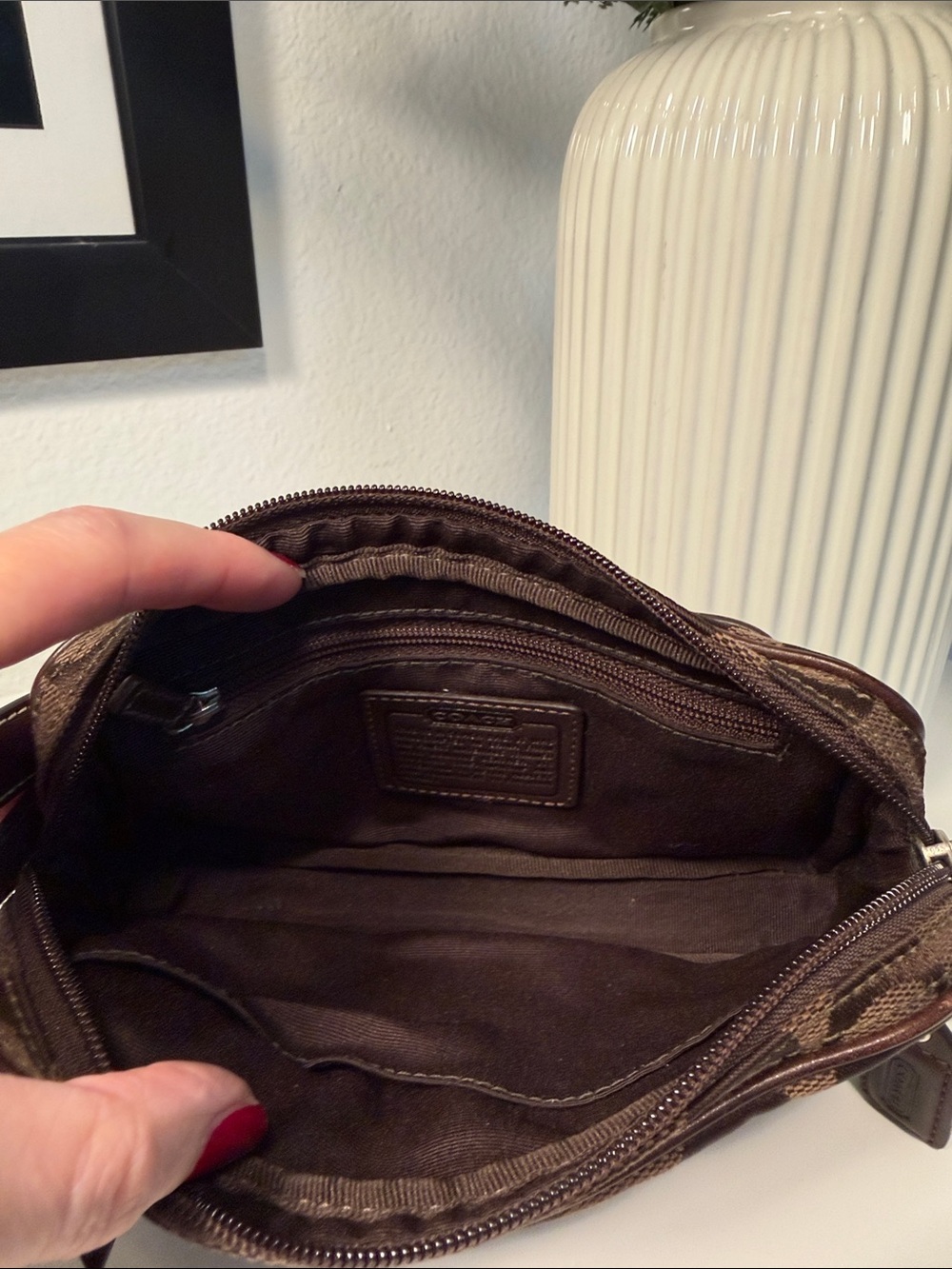 COACH Y2K Mini Signature Jacquard Canvas Belt Bag - Picture 14 of 16